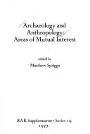 Archaeology and anthropology