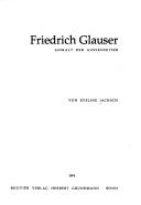 Friedrich Glauser : Anwalt der Aussenseiter