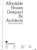 Affordable houses designed by architects