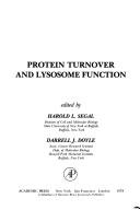 Protein turnover and lysosome function