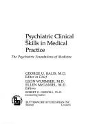 Psychiatric Clinical Skills in Medical Practice