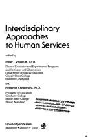 Interdisciplinary Approaches to Human Services