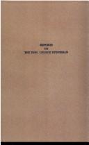 Reports to the Hon. George Stoneman, Governor of California