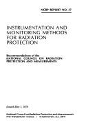 Instrumentation and Monitoring Methods for Radiation Protection