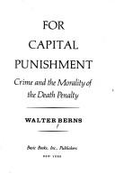 For Capital Punishment