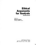 Ethical arguments for analysis