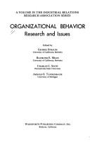 Organizational behavior