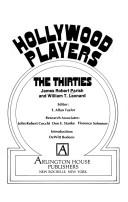 Hollywood Players, The Thirties