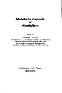 Metabolic aspects of alcoholism