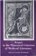Essays in the Numerical Criticism of Medieval Literature