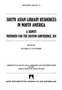 South Asian Library Resources in North America