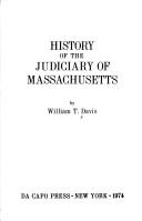 History of the Judiciary of Massachusetts