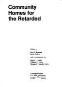 Community homes for the retarded