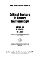 Critical Factors in Cancer Immunology