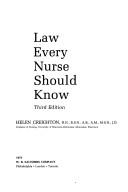 Law Every Nurse Should Know