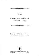 Burke's American Families With British Ancestry