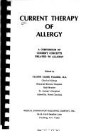 Current Therapy of Allergy