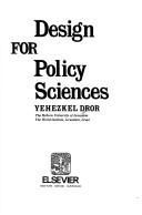 Design for Policy Sciences