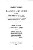 Ancient Poems, Ballads, and Songs