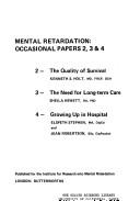 Mental retardation