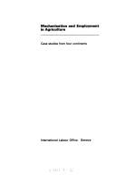 Mechanisation and employment in agriculture