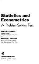 Statistics and econometrics