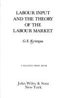 Labour input and the theory of the labour market