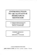 Introduction to Qualitative Research Methods