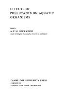 Effects of pollutants on aquatic organisms