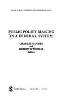 Public Policy Making in a Federal System