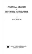 Political Leaders of Provincial Pennsylvania