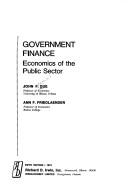Government Finance: Economics of the Public Sector