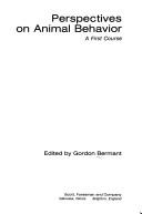 Perspectives on animal behavior