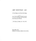 Art Nouveau: Art and Design at the Turn of the Century