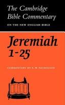 The book of the Prophet Jeremiah, chapters 1-25