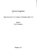 German Linguistics