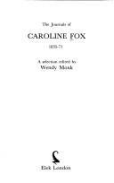 The Journals of Caroline Fox, 1835-71