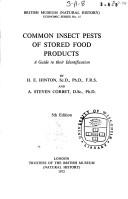 Common Insect Pests of Stored Food Products