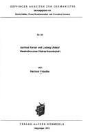 Justinus Kerner und Ludwig Uhland