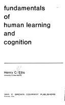 Fundamentals of Human Learning and Cognition
