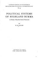 Political Systems of Highland Burma