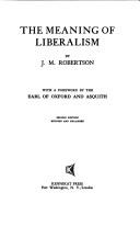 The Meaning of Liberalism