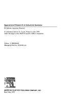 Operational research in industrial systems