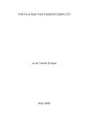 The PLA and the Kosovo conflict