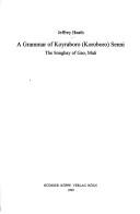 A Grammar of Koyraboro (Koroboro) Senni