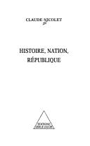 Histoire, nation, République