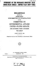 Oversight of the insurance industry