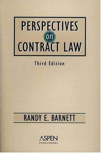 Perspectives on contract law