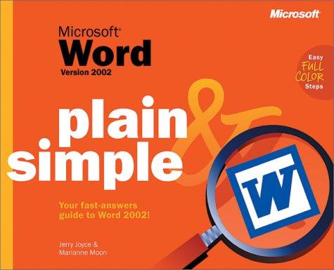 Microsoft Word Version 2002 Plain & Simple