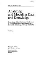 Analyzing and Modeling Data and Knowledge
